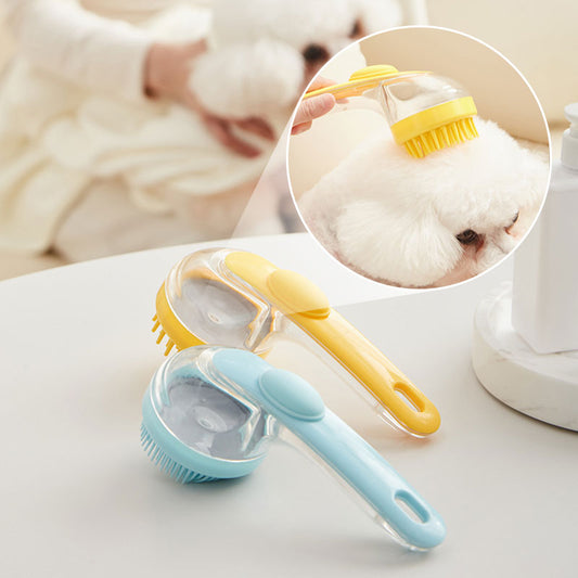 ⏳Begrenzte Zeit 50% Rabatt💥Badebürste für Haustiere mit langem Griff und Shampoo-Spender