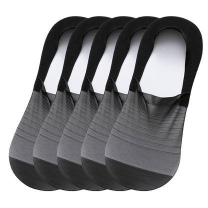 🧦5 Paar Ice Silk No-Show Socken Set (50% Rabatt)