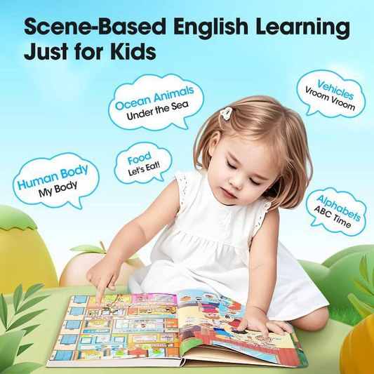 Interaktives Englisch-Lernbuch mit Sounds für Kinder