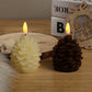 ⛄Weihnachts-Sonderangebot🔥Flammenlose Tannenzapfenkerzen, batteriebetrieben
