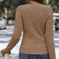 🎁🎁Weihnachtsaktion mit 50 % Rabatt für kurze Zeit: Elegantes, lässiges Stricktop für Damen mit V-Ausschnitt
