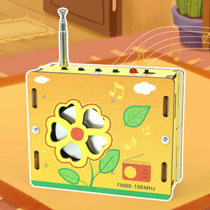 🔥Black Friday Angebot 🎁Lernspielzeug für Kinder: Mini-Radio zum Selberbauen