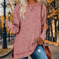 🔥Zeitlich begrenztes Angebot🔥Damen Herbst-Tunika-Tops mit Seitenschlitz und langen Ärmeln