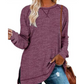 🔥Zeitlich begrenztes Angebot🔥Damen Herbst-Tunika-Tops mit Seitenschlitz und langen Ärmeln