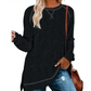 🔥Zeitlich begrenztes Angebot🔥Damen Herbst-Tunika-Tops mit Seitenschlitz und langen Ärmeln