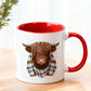🔥Solange der Vorrat reicht 70% Rabatt!🎉Keramik-Kaffeetasse mit Hochlandkuh
