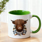 🔥Solange der Vorrat reicht 70% Rabatt!🎉Keramik-Kaffeetasse mit Hochlandkuh