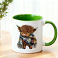🔥Solange der Vorrat reicht 70% Rabatt!🎉Keramik-Kaffeetasse mit Hochlandkuh