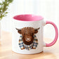 🔥Solange der Vorrat reicht 70% Rabatt!🎉Keramik-Kaffeetasse mit Hochlandkuh