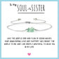 🌊✨Neujahrsangebot: 70 % Rabatt!!🌊✨Seelenschwester-Meerglas-Armband🎁