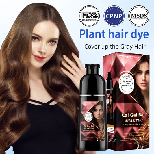 🍎 JETZT 50% RABATT!✨ Sofortige Haarfärbeshampoo mit Kräuterextrakten für Männer & Frauen