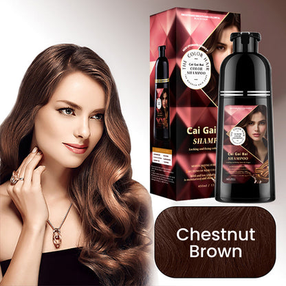 🍎 JETZT 50% RABATT!✨ Sofortige Haarfärbeshampoo mit Kräuterextrakten für Männer & Frauen