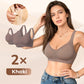 Nahtloser, kabelloser Push-up-BH für Damen