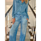 🔥⏰ Denim Dreams Pyjama-Set | Ultra-weiche Loungekleidung im Jeans-Look für maximalen Komfort