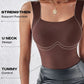 👚50% RABATT!🔥Damen Thermo-Tanktop mit U-Ausschnitt – Integrierter BH, Nahtlos & Perfekt zum Unterziehen🏃‍♀️