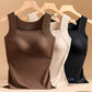 👚50% RABATT!🔥Damen Thermo-Tanktop mit U-Ausschnitt – Integrierter BH, Nahtlos & Perfekt zum Unterziehen🏃‍♀️