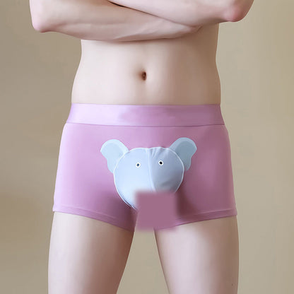 Atmungsaktive Herren-Boxershorts mit 3D-Tasche