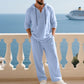 Herren Kapuze Casual Loose Top & Hose 2-teiliges Set