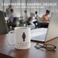 🔥HEISSER VERKAUF 50% RABATT🎁Keramikbecher mit feministischem, stärkendem Design☕️