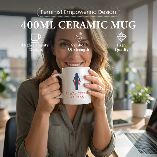 🔥HEISSER VERKAUF 50% RABATT🎁Keramikbecher mit feministischem, stärkendem Design☕️