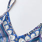 👗JETZT 60% RABATT!💃Maxikleid mit Retro-Print und V-Ausschnitt für Damen✨