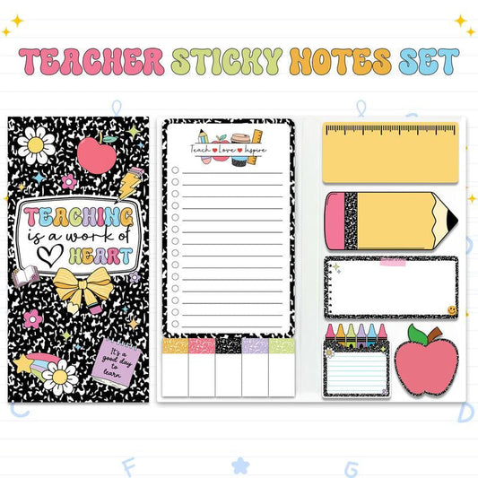 All-in-One Lehrerplaner-Haftnotizset