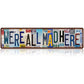 Vintage-Kennzeichenschild aus Blech mit der Aufschrift „Love You More“