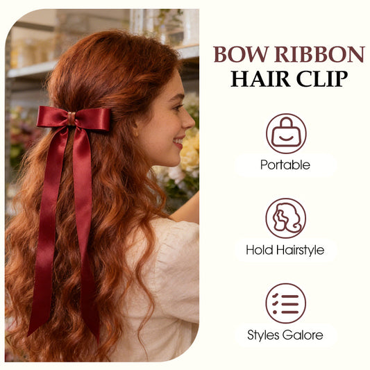 Magnetische Haarspange mit Schleife