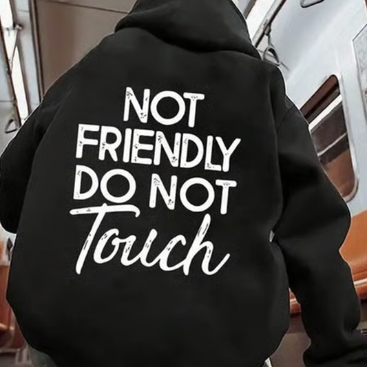 Unisex, nicht freundlich, übergroßer Pullover-Hoodie