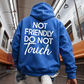 Unisex, nicht freundlich, übergroßer Pullover-Hoodie