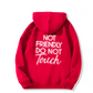 Unisex, nicht freundlich, übergroßer Pullover-Hoodie