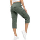 👖 LIMITED-TIME 50% RABATT! ✨ Leichte Cargo-Caprihosen für Damen – 6 Taschen, Verstellbar, Atmungsaktiv 🌿