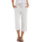 🔥Solange der Vorrat reicht 40 % Rabatt!🎉Baumwoll-Leinen-7/8-Hose für Damen – luftig & vielseitig👖☀️