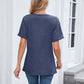 🔥Solange der Vorrat reicht 40 % Rabatt!🎉Damen V-Ausschnitt Kurzarm Freizeit-T-Shirt
