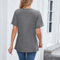 🔥Solange der Vorrat reicht 40 % Rabatt!🎉Damen V-Ausschnitt Kurzarm Freizeit-T-Shirt