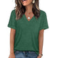 🔥Solange der Vorrat reicht 40 % Rabatt!🎉Damen V-Ausschnitt Kurzarm Freizeit-T-Shirt