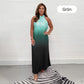 🔥Letzter Tag zum Sonderpreis!!💥💃Gefaltetes Neckholder-Kleid mit Farbverlauf