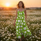 🌼50% RABATT!!⏰Damen Jumpsuit mit Blumenmuster und weitem Bein