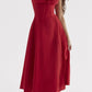 Nakans Blumiges Bustier-Taille-Former Kleid - Kostenloser Versand