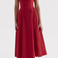 Nakans Blumiges Bustier-Taille-Former Kleid - Kostenloser Versand