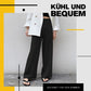 【Sommer Verkauf】Damen Eis Seide Weites Bein Hose