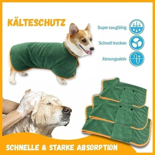 🔥3 kaufen, 20% Rabatt🔥-🐶Super saugfähiger Bademantel für Haustiere