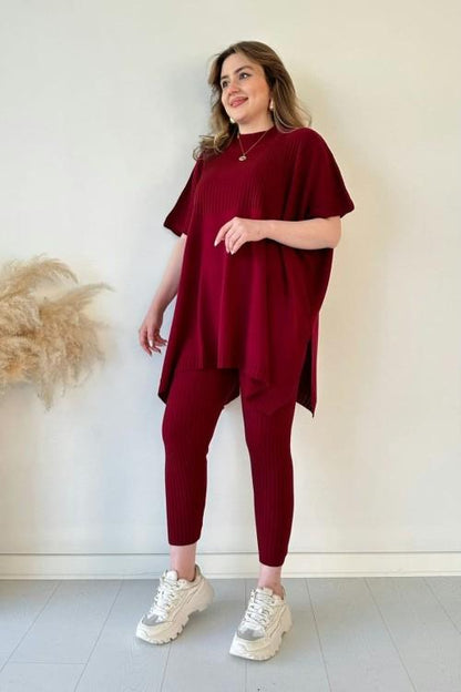 🔥Neujahrsverkauf - 50% Rabatt✨ Gestricktes Zweiteiliges Set